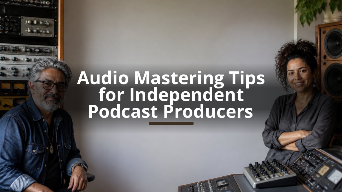 Audio Mastering Tips for Independent Podcast Producers