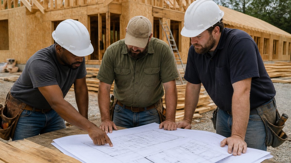 Flowchart detailing the collaborative planning process for new construction Augusta projects