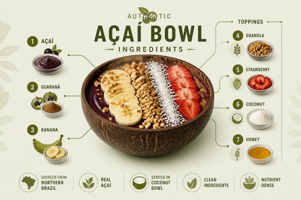 Authentic Brazilian Açaí Bowl Ingredients: A Complete Guide