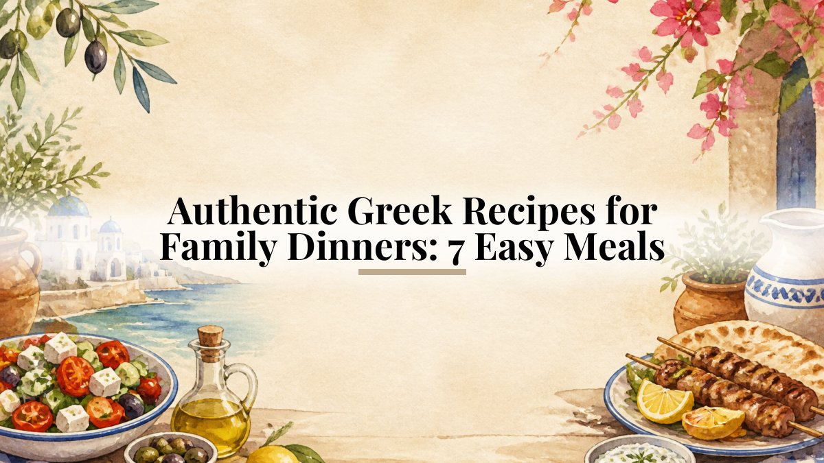 Authentic Greek Recipes for Family Dinners: 7 Easy Meals