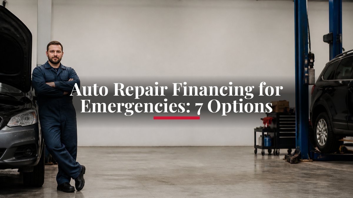 Auto Repair Financing for Emergencies: 7 Options