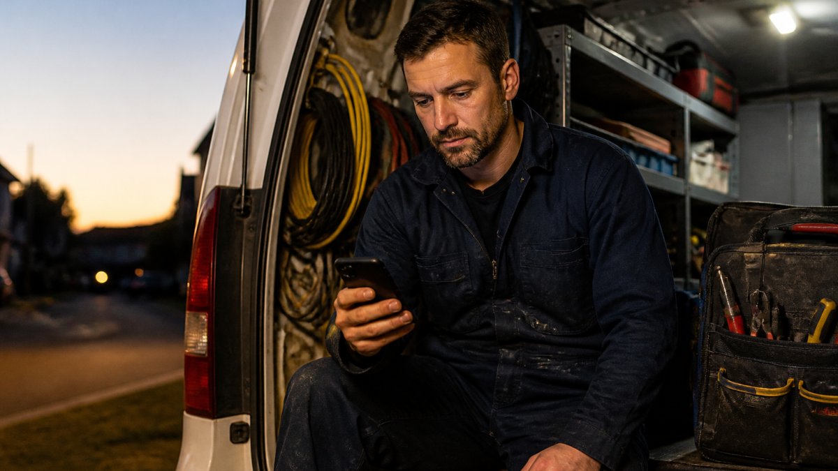 Infographic showing how electricians use after-hours call answering to improve lead capture efficiency