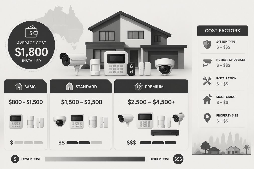 Average Cost of a Home Security System in Australia