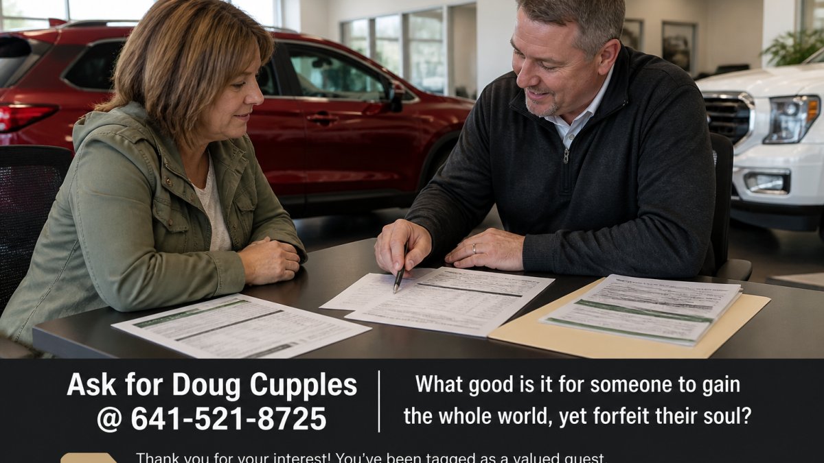 Car buyer and salesperson reviewing a purchase agreement to identify hidden costs in a dealership contract