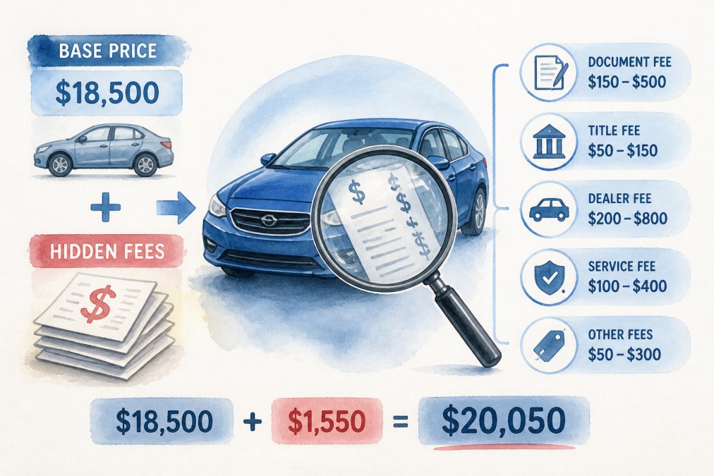 Avoiding Hidden Fees on Used Cars: A 2026 Guide
