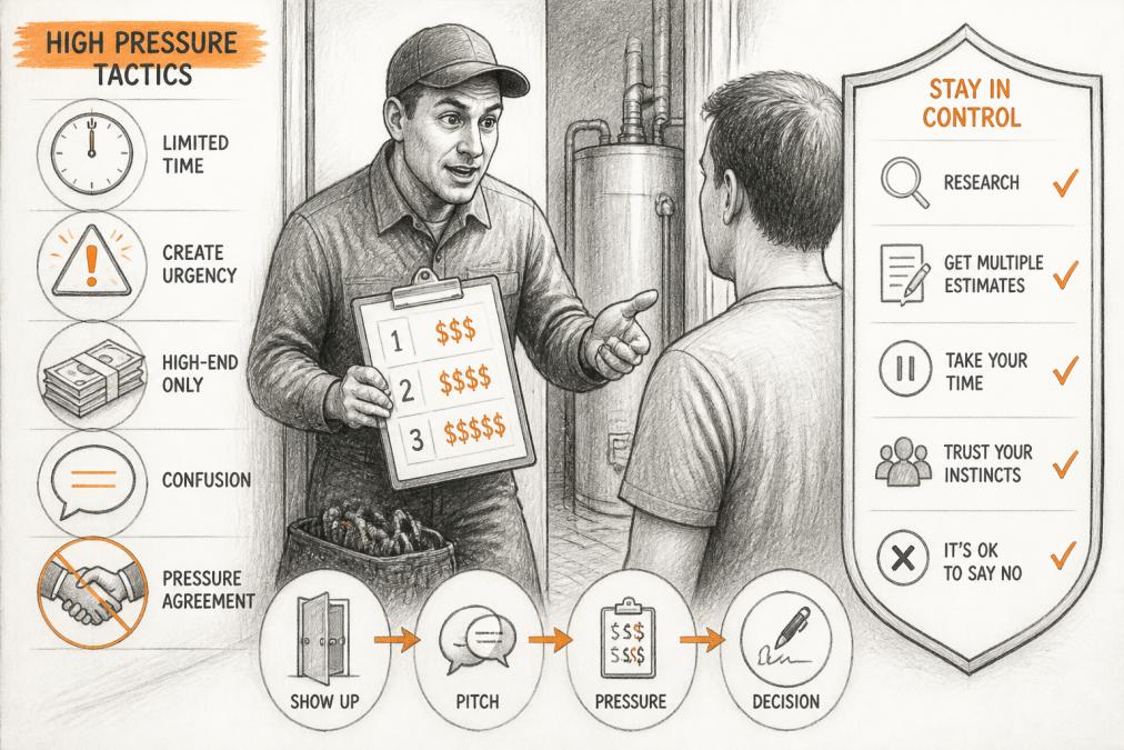 Avoiding High Pressure Plumber Sales Tactics