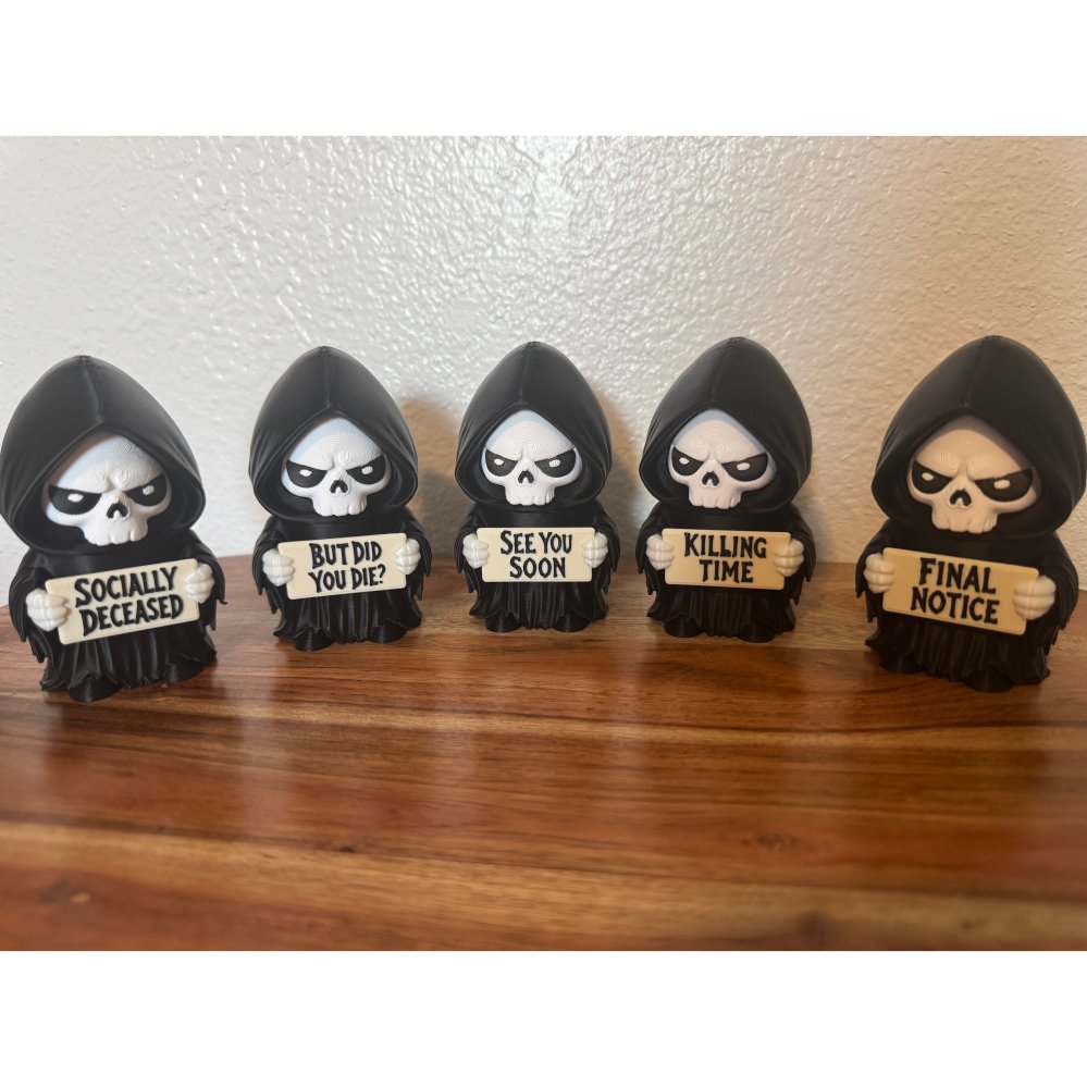 AWA Grim - Funny Grim Reaper Desk Buddy | Holidays with Attitude | 3D Printed