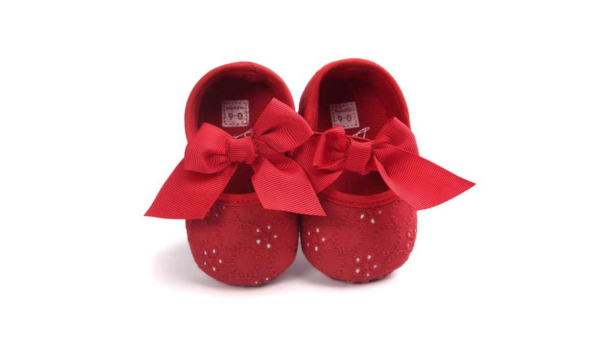 Baby Princess Shoes With Bow | Soft Sole Baby Princess Shoes