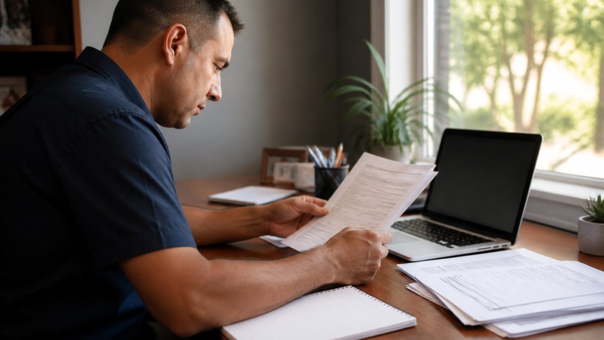 Person verifying a bail bondsman license on a laptop to compare available bail bond alternatives.