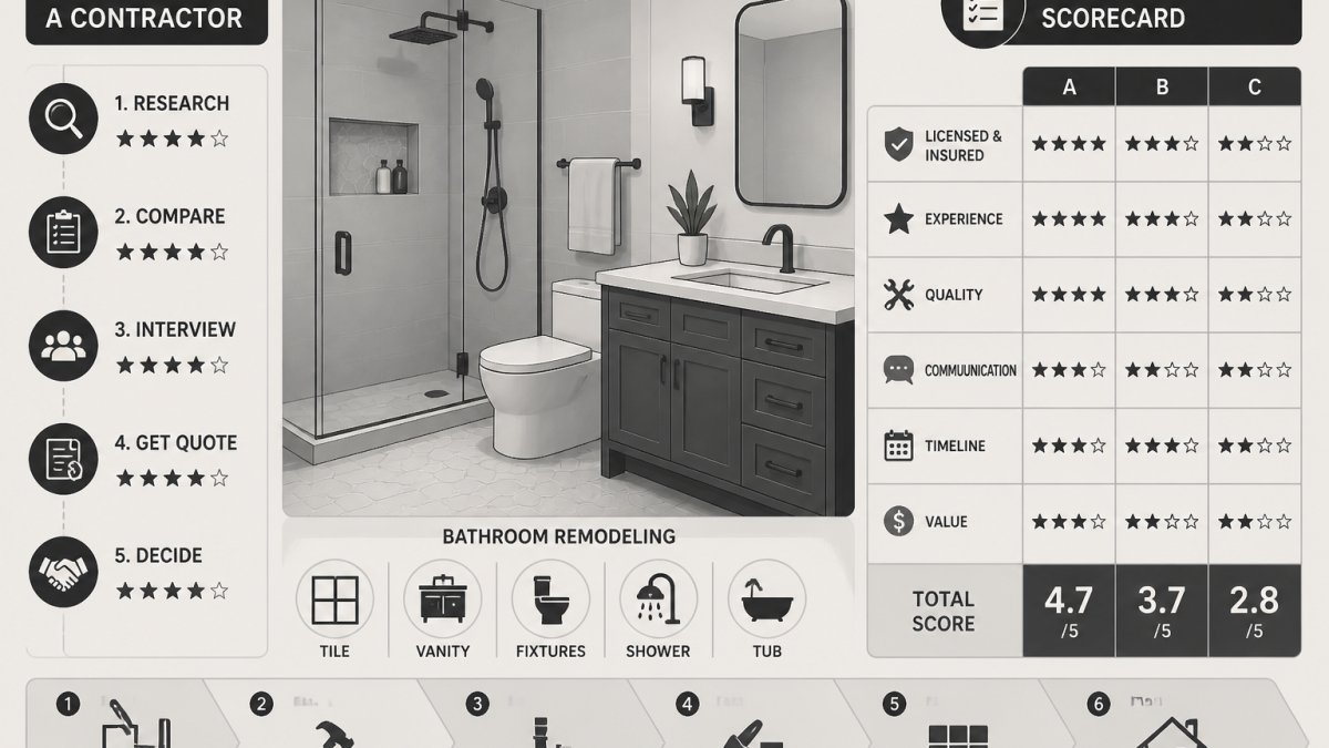 Bathroom Remodeling Near Me: How to Choose a Contractor