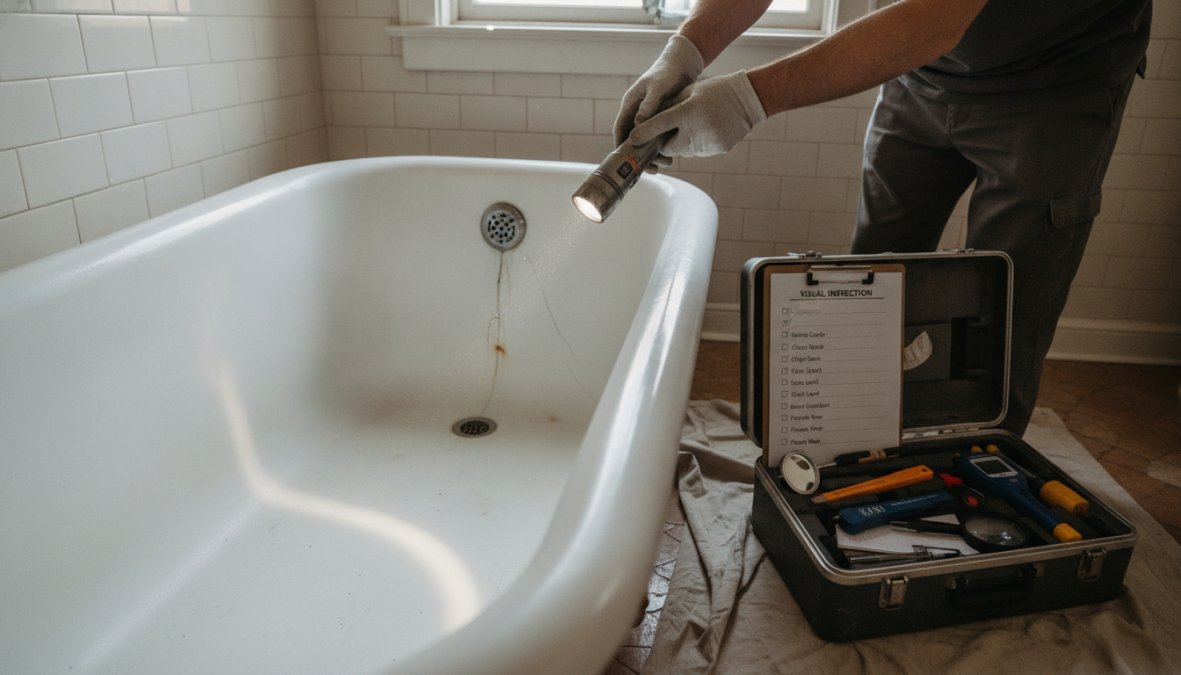 Software tools interface for Close for bathtub restoration pricing