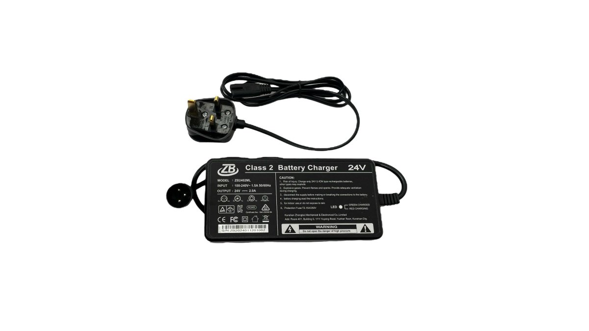 Battery Charger for Electric Wheelchair 24V 2A