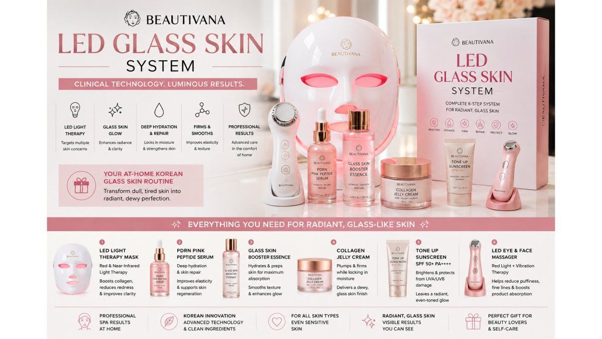 Beautivana LED Hydration Facial System Kit