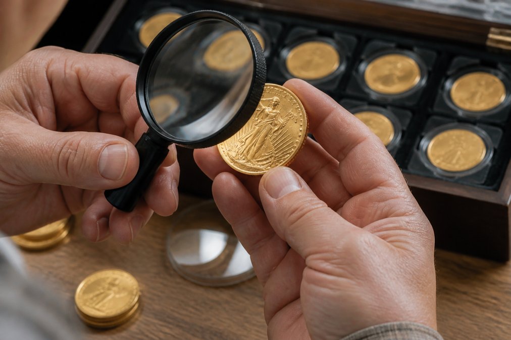Expert tips illustration for collecting gold coins