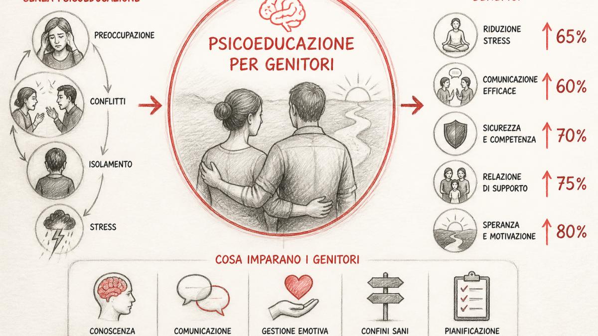Benefici della Psicoeducazione per Genitori di Dipendenti