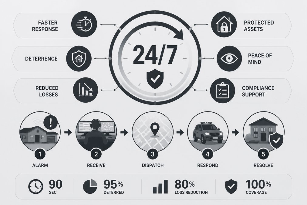 Benefits of 24/7 Alarm Response: A 2026 Guide