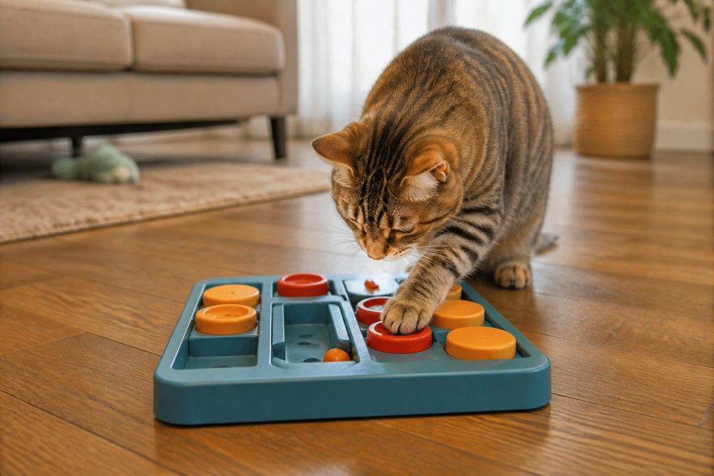 Benefits of Cat Puzzle Feeders for Indoor Cats