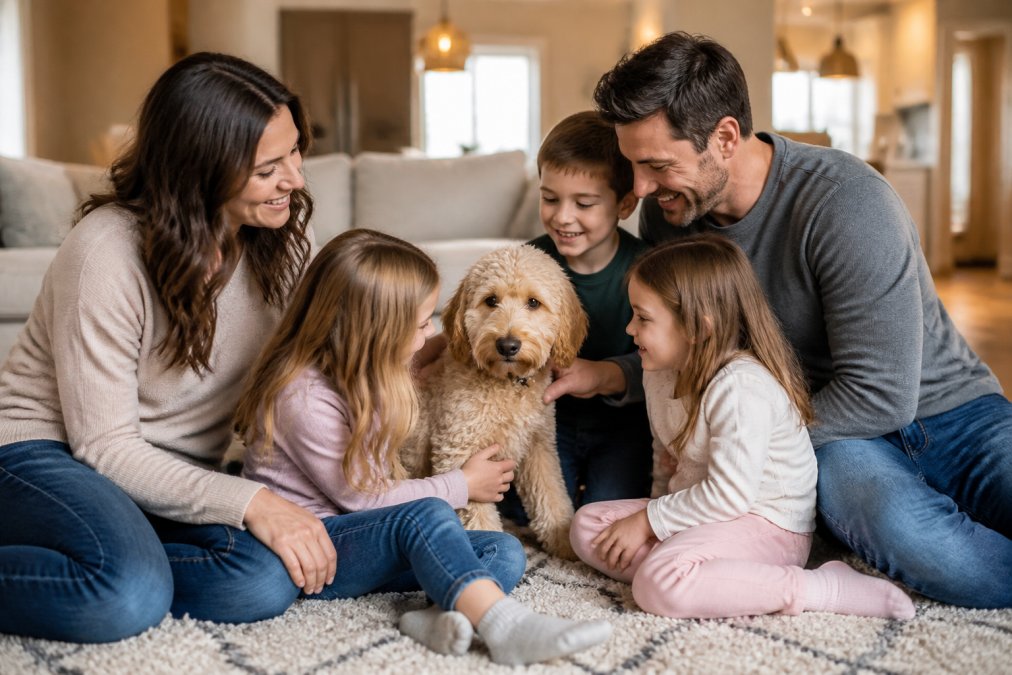 Benefits of Choosing a Family-Raised Goldendoodle
