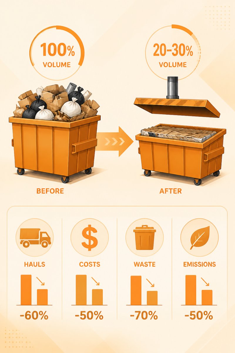 Benefits of Compacting Waste On Site: 2026 Guide