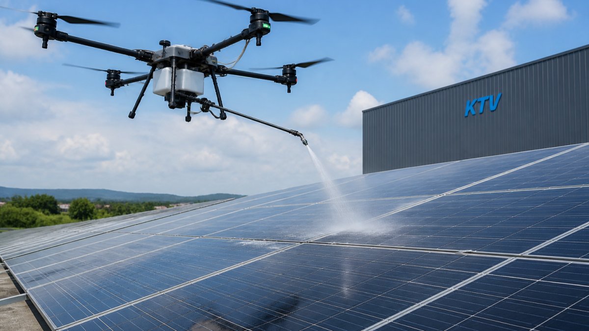 Benefits of Drone Solar Panel Cleaning