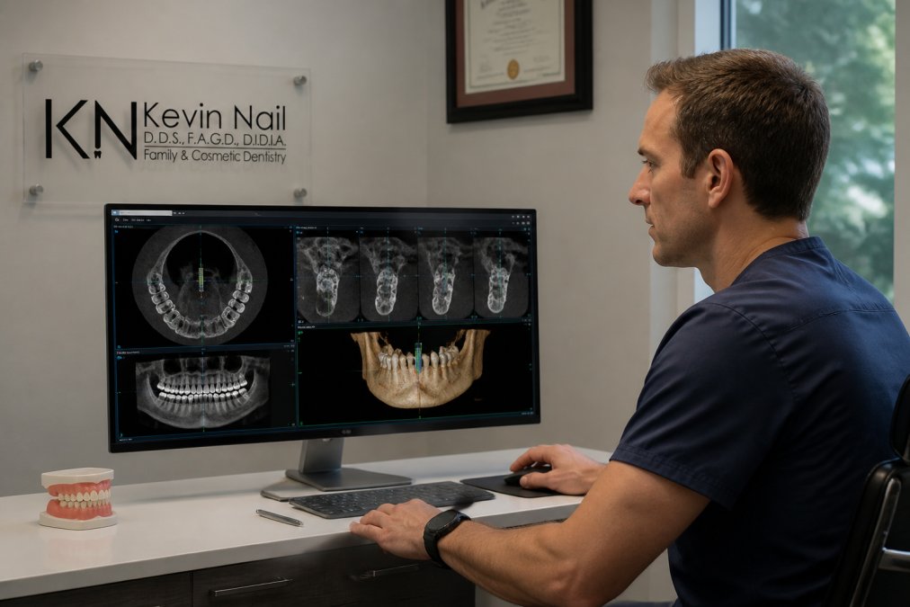 3D CBCT scan analysis for precision planning in flapless implant surgery