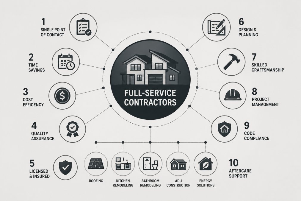 Benefits of Hiring Full-Service Contractors