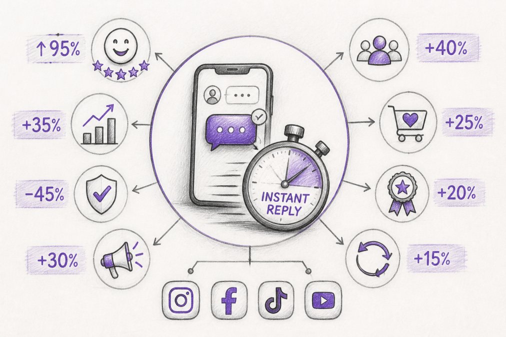 Benefits of Instant Replies on Social Media for Brands