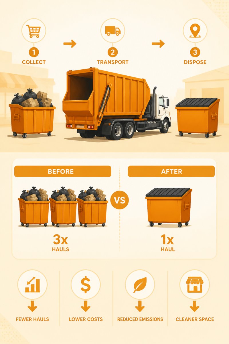 Benefits of Mobile Waste Compaction for Retail