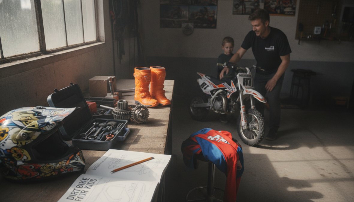 Step-by-step visual guide for Young for benefits of motocross for child development