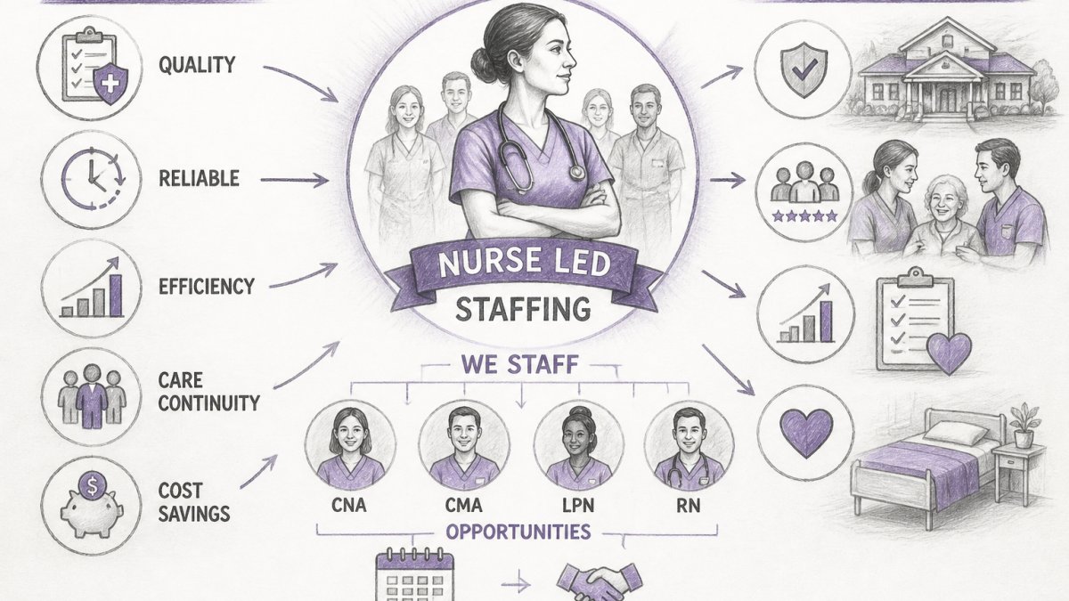 Benefits of Nurse Led Staffing Agencies for Facilities