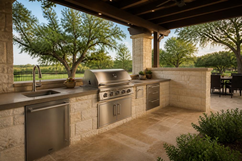 Benefits of Outdoor Kitchens in Texas