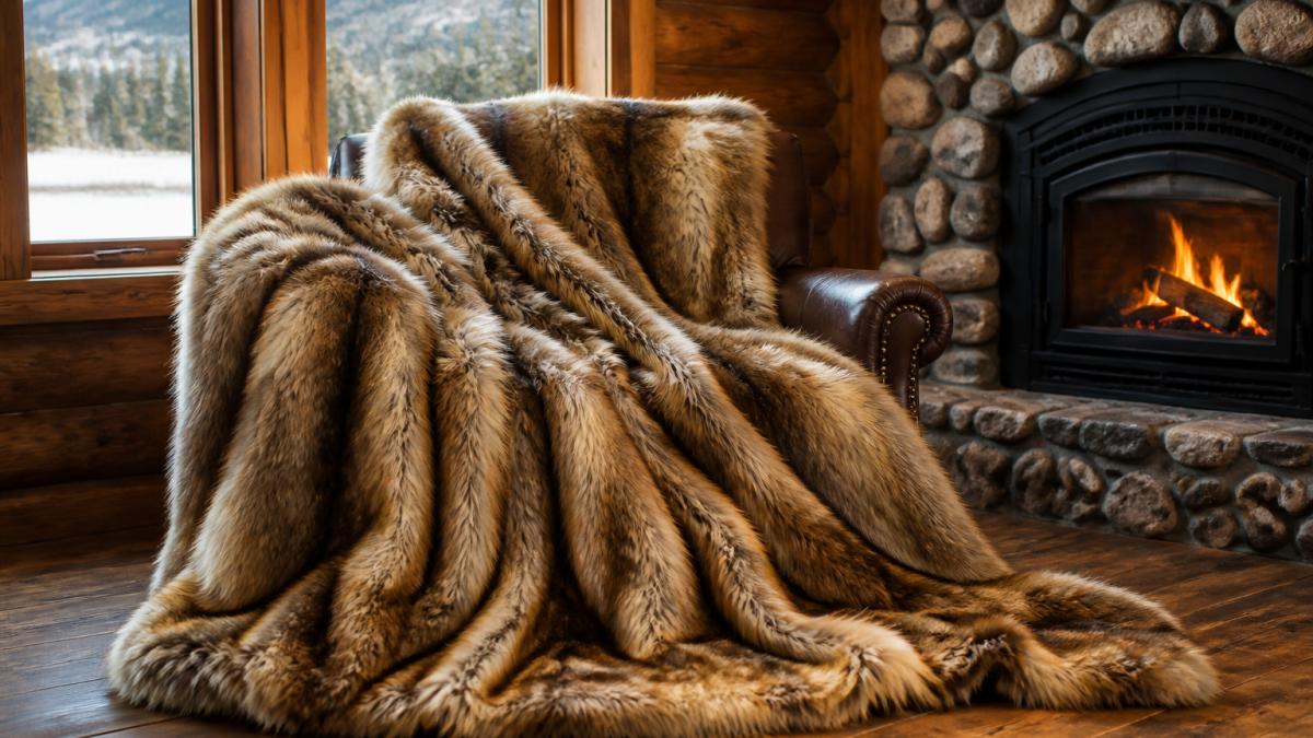 Benefits of Rustic Fur Blankets: Warmth, Style, Longevity