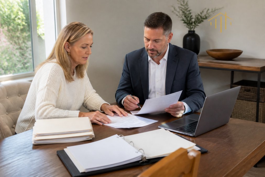 Flowchart outlining the process of selling home with trust while bypassing probate requirements