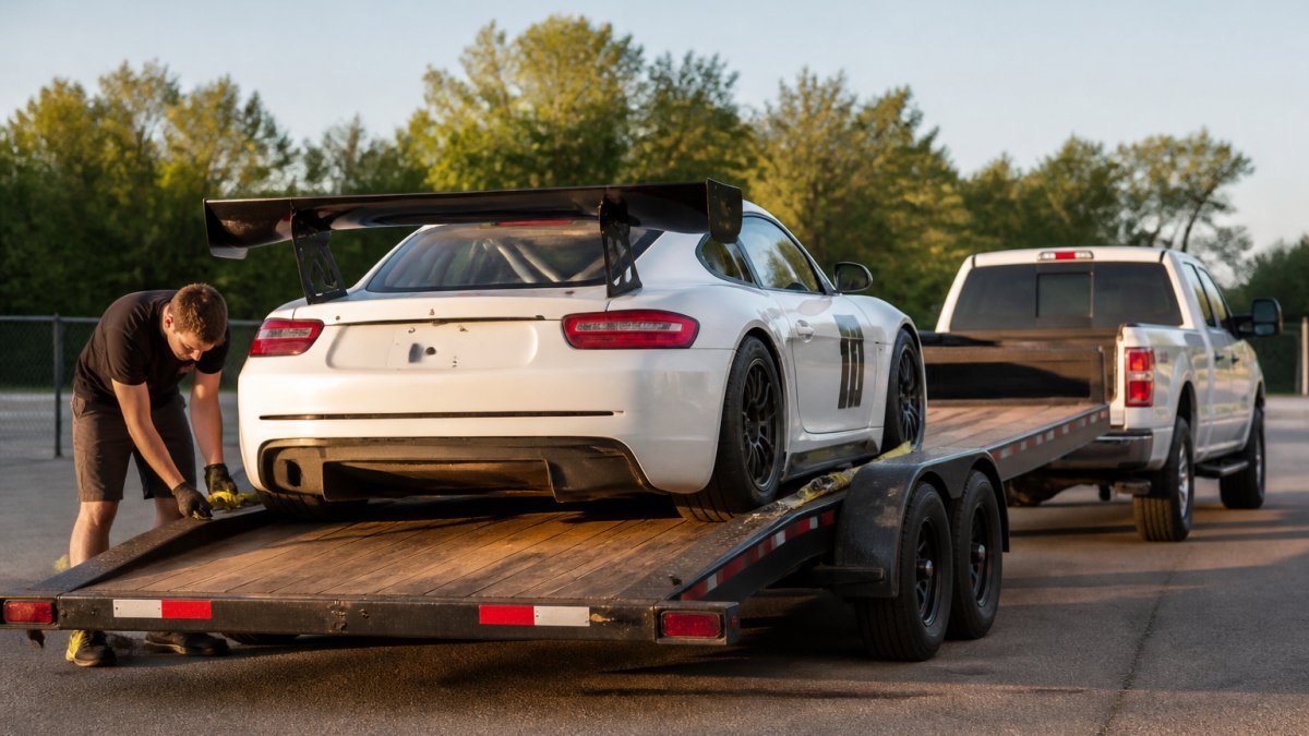 Benefits of Using a Flatbed Car Hauler for Track Days