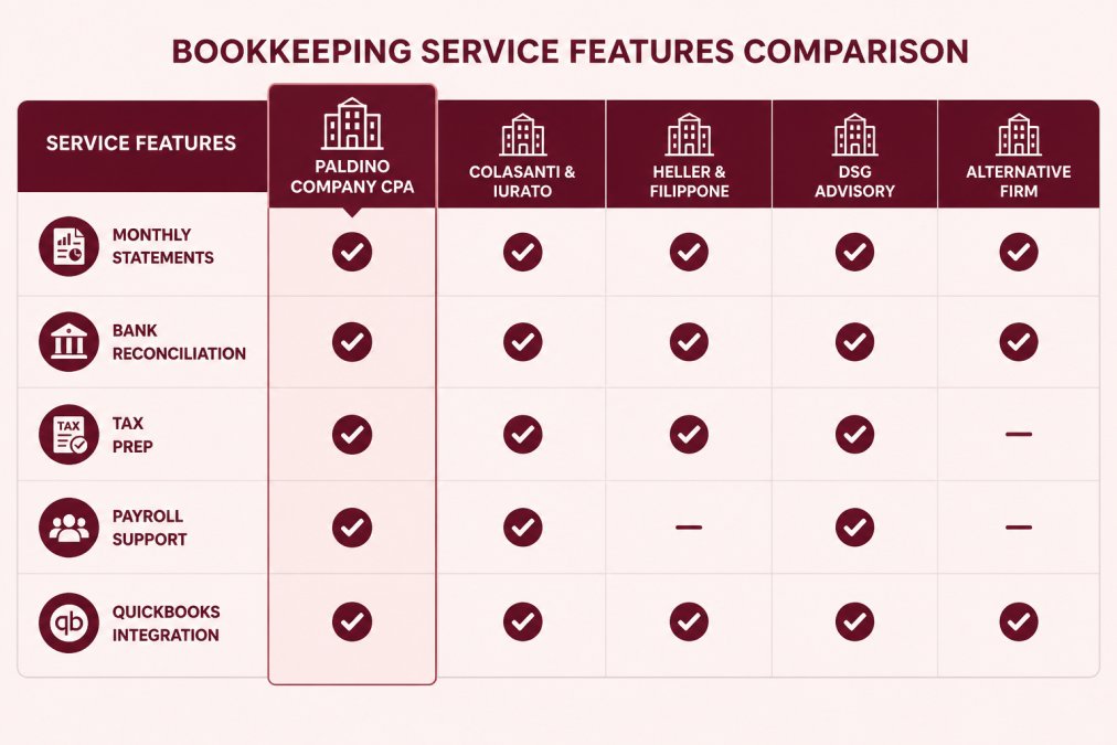 Visual comparison chart showing accountant white plains ny