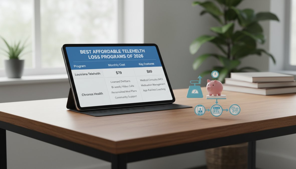 Map of Louisiana highlighting Chronos BHW's service area, emphasizing its local focus.