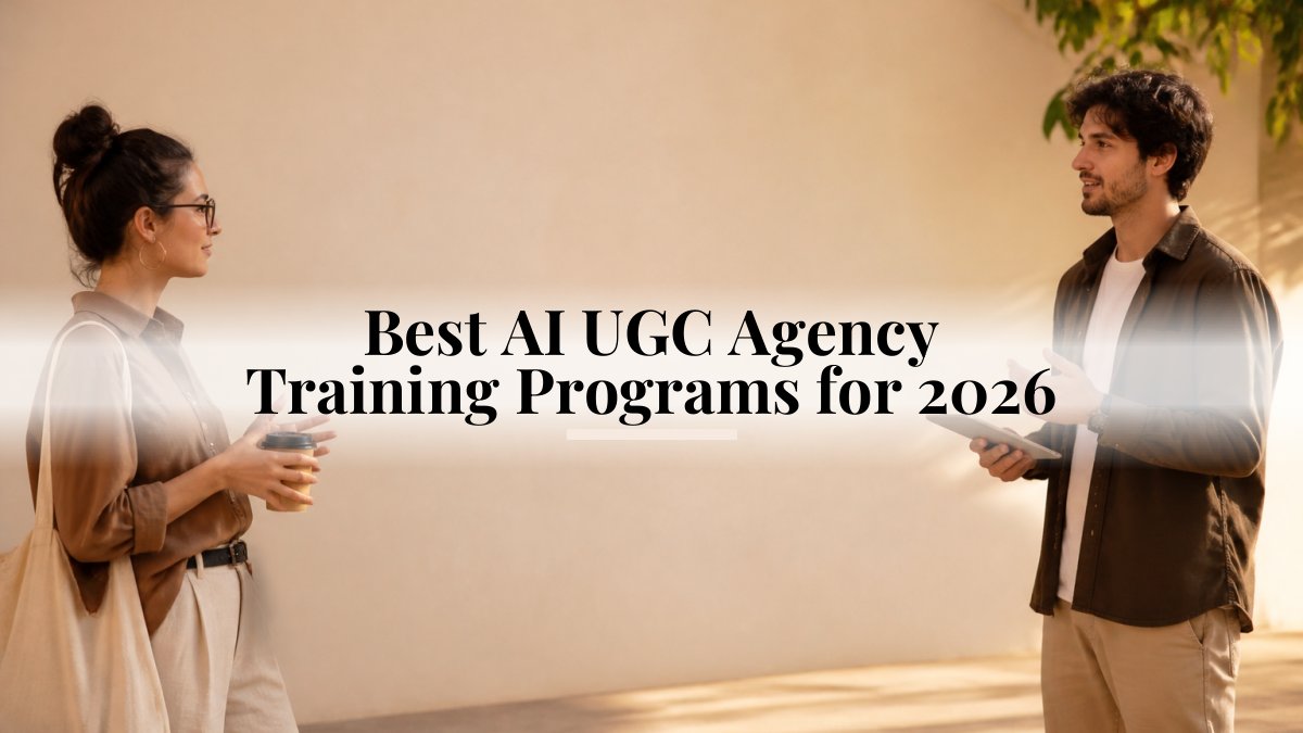 Best AI UGC Agency Training Programs for 2026
