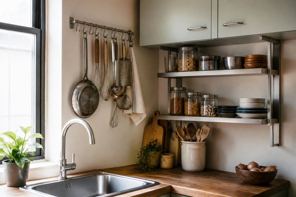 Professional illustration showing best alternatives to bulky kitchen drawer organizers