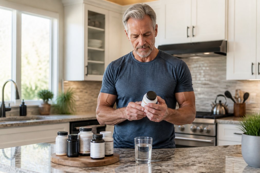 Professional illustration showing Active for anti aging supplements