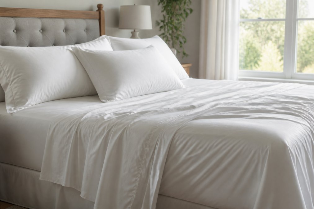 Infographic chart comparing the best bamboo sheets for side sleepers based on cooling comfort and fabric texture