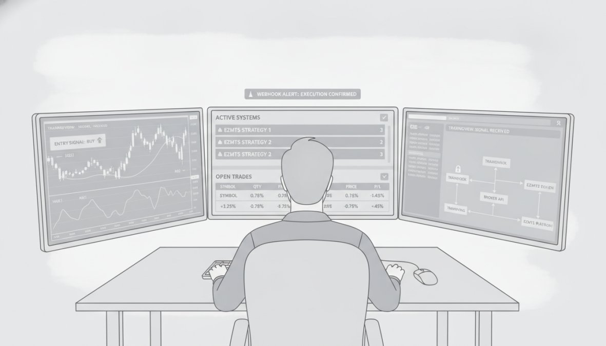 Best practices diagram for best brokers for TradingView webhook integration