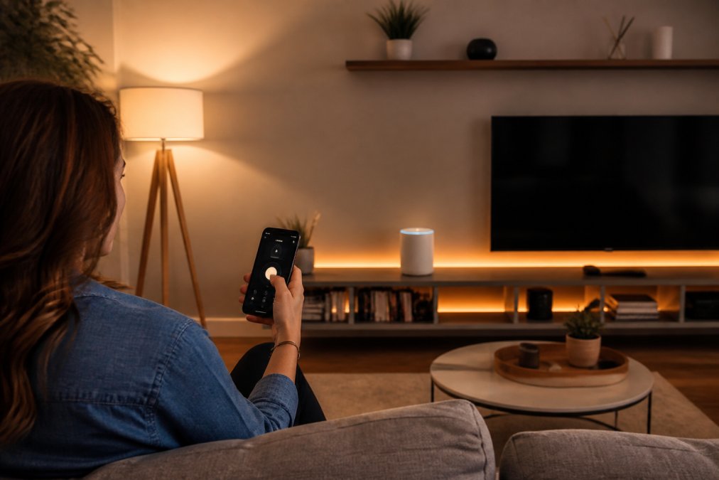 Professional illustration showing smart and modern and living concepts for Brookstone alternatives