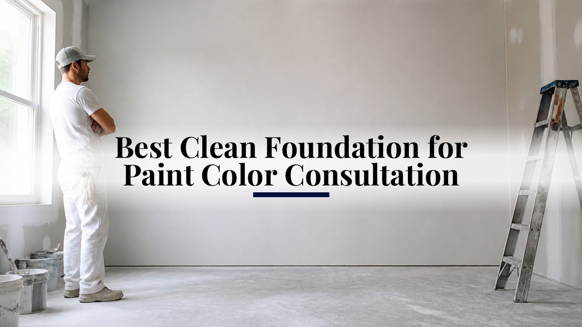 Best Clean Foundation for Paint Color Consultation