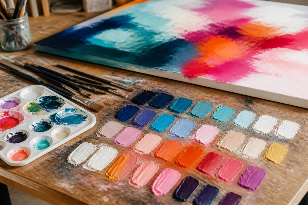 Best Color Palettes for Abstract Paintings in 2026