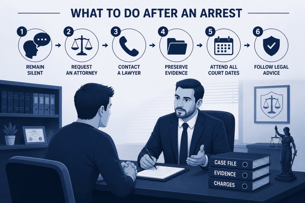 Person speaking with criminal defense attorney in private office setting, showing direct communication and confidential legal consultation with case files visible