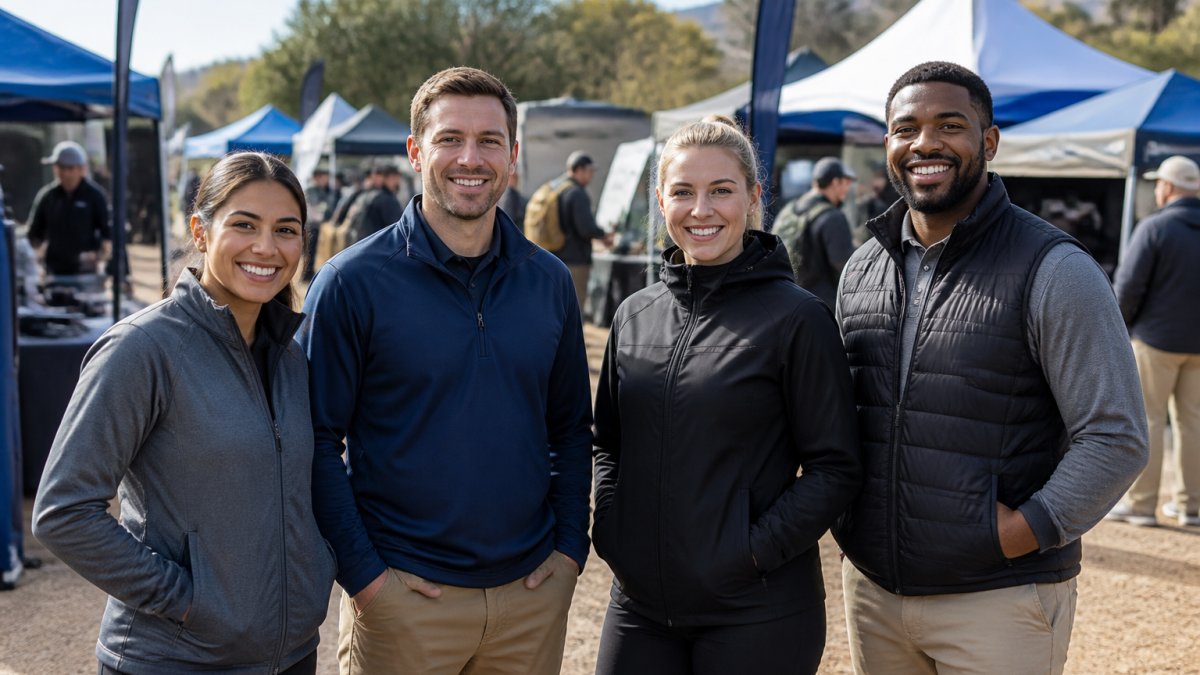 Best Custom Apparel for Outdoor Trade Shows