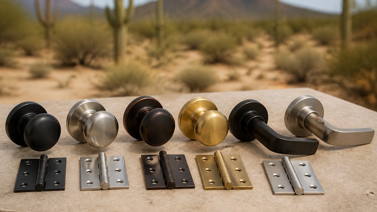 Best Door Hardware Finishes for Desert Weather