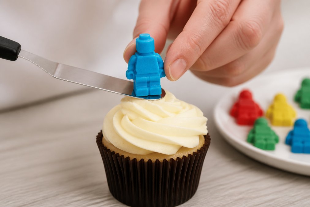 Step-by-step visual guide for edible cake toppers for kids