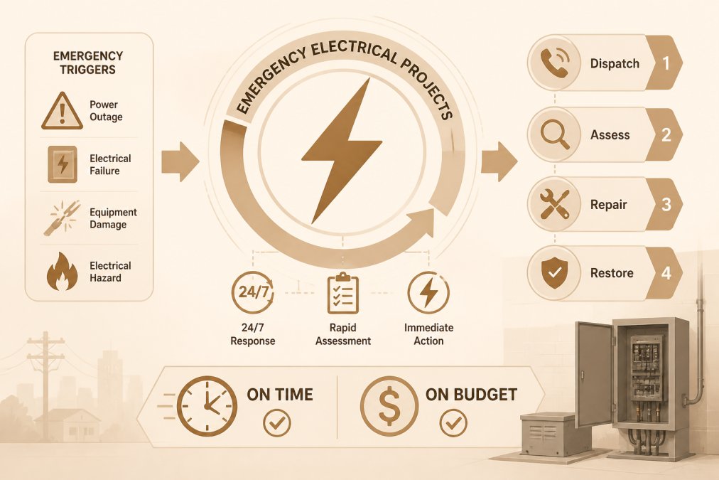 Best Emergency Electrical Projects: On Time, On Budget
