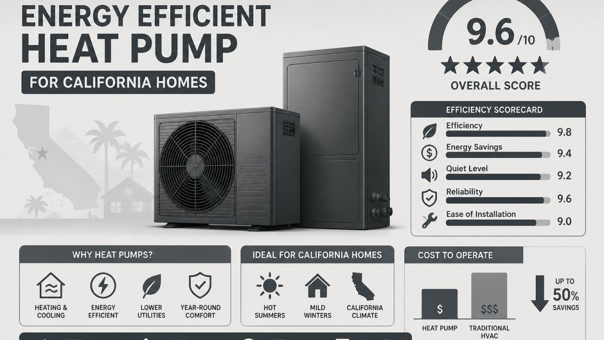 Best Energy Efficient Heat Pump for California Homes